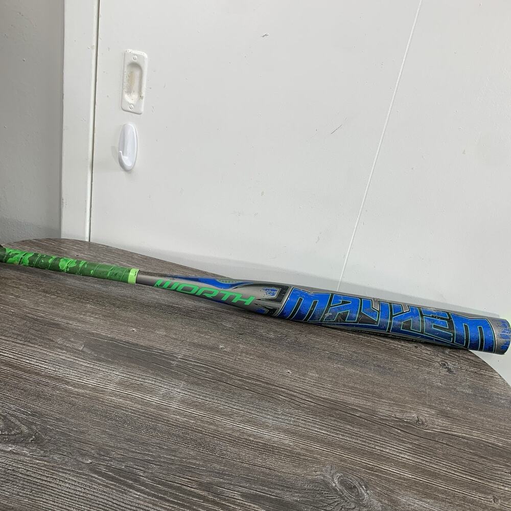 2012 Worth‎ Mayhem Softball Bat 2 1/4" Dia Composite SBMSUA 34/27 USSSA ASA ISA
